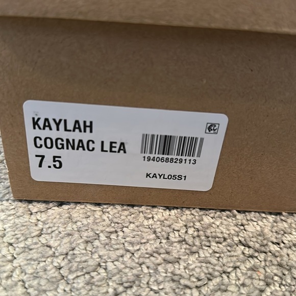 Steve Madden Kaylah Cognac Leather Bootie - Picture 2 of 5